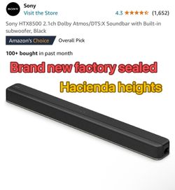 Sony HTX8500 2.1ch Dolby Atmos/DTS:X Soundbar with Built-in subwoofer, Black