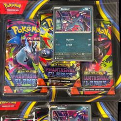 Mega Evolution—Phantasmal Flames 3-pack booster blister
