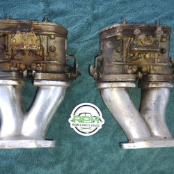 Vw 48 IDF weber dual carburetors with manifolds 
$450