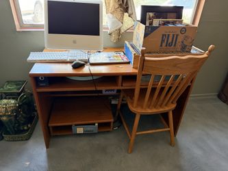 Solid wood desk