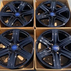 20” Ford F150 factory wheels rims gloss black new