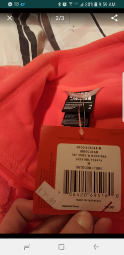 New with tags north face osito size M