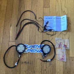 4 Alpena led strips + 2 black Alpena external lights