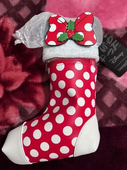 Minnie Mouse Christmas Stalking Loungefly