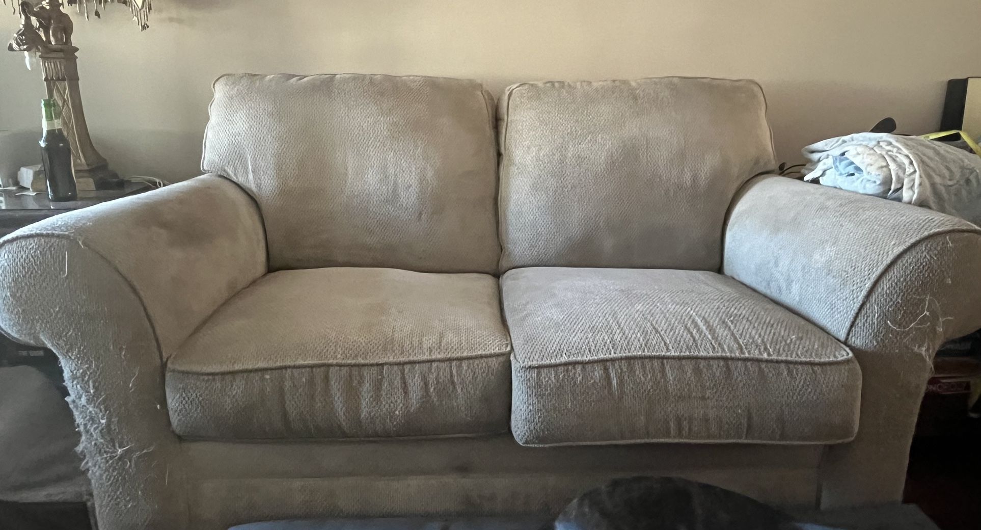 White Loveseat Couch