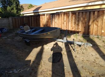 Boat And Trailer