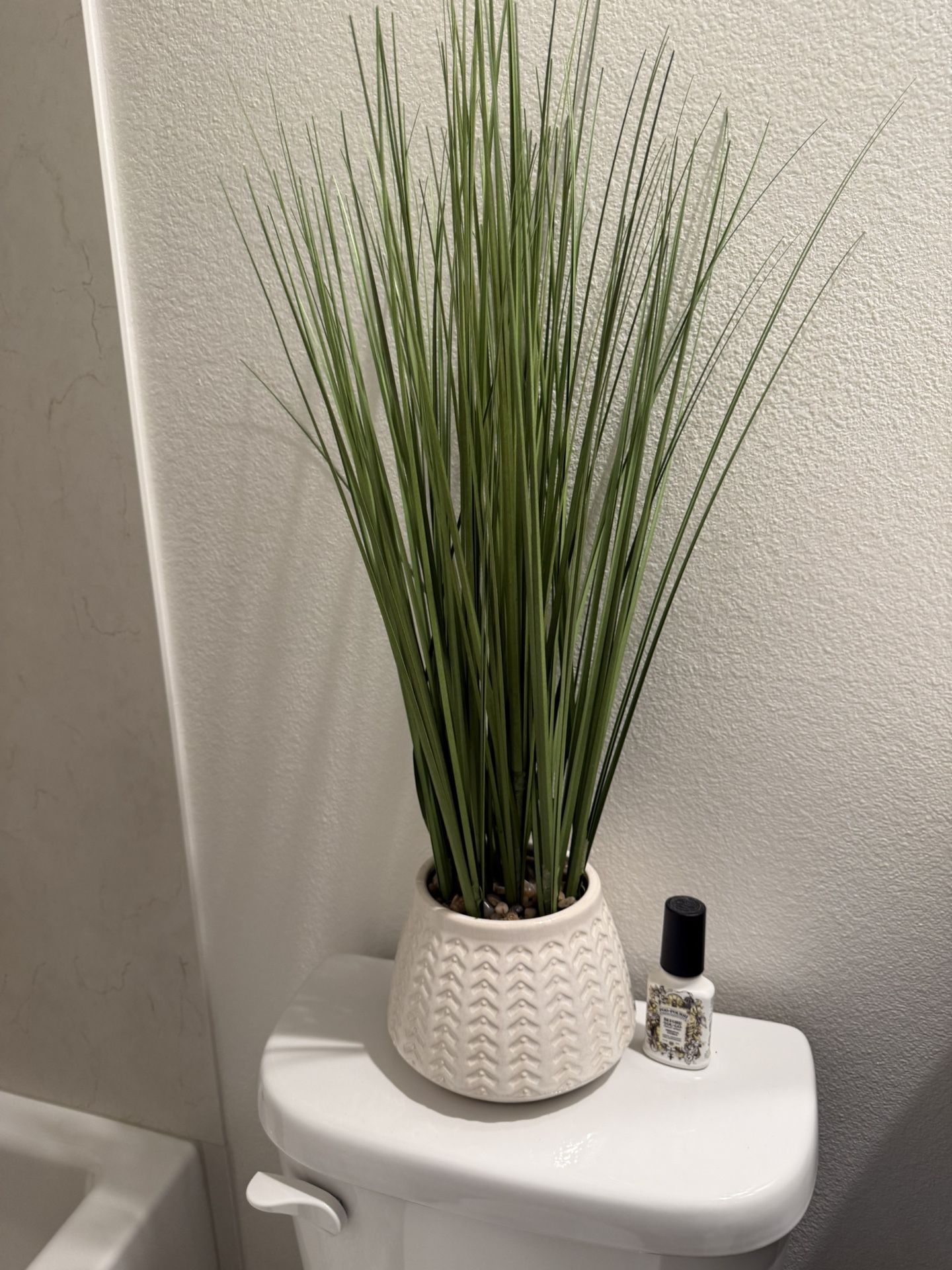 Faux Indoor Plant In Ceramic Pot