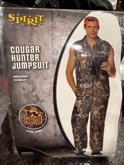 Adults a cougar hunter costume