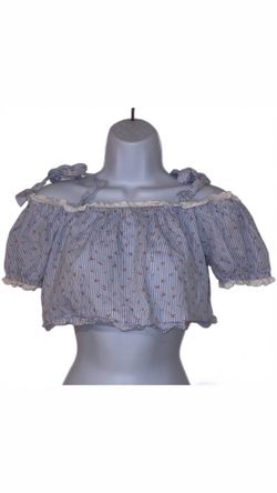 Cute floral crop top size S