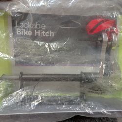Lockable bikes hitch. 