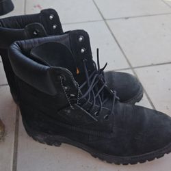 Timbaland Black SUEDE 8.5