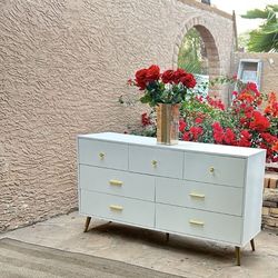 Modern white dresser