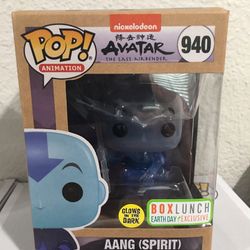 Aang Gitd Funko pop Boxlunch Earth Day Exclusive