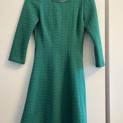 Almost New Green Knee Length Dress 