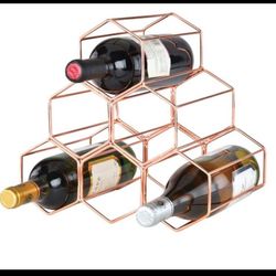 Rose gold Wine rack - holder