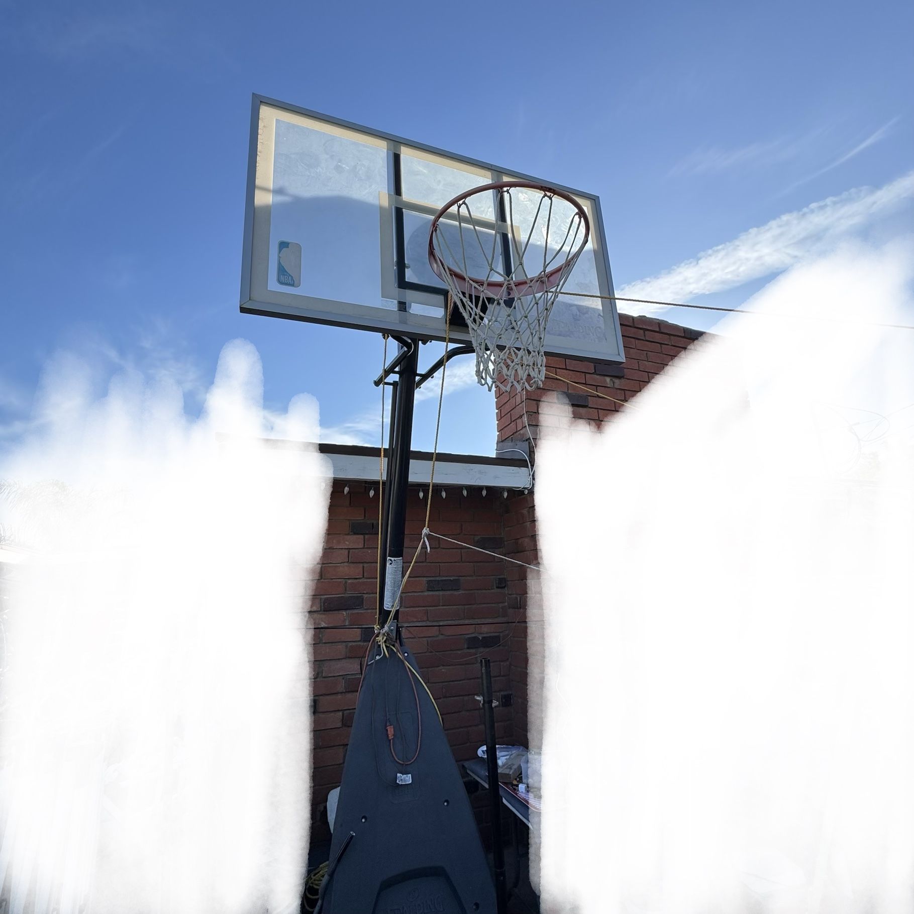 Spalding Ultimate Hybrid Acrylic Portable Basketball System