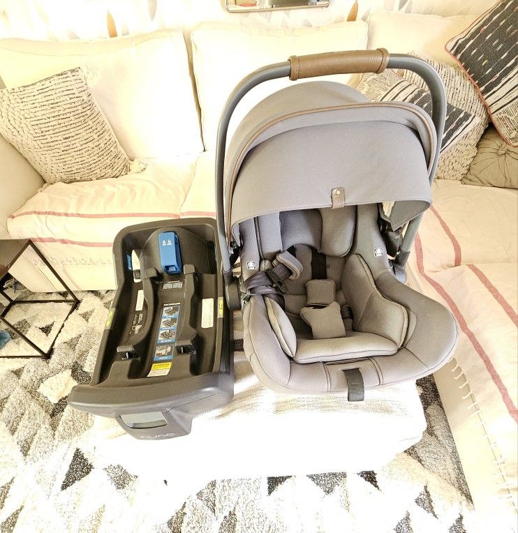 Nuna PIPA lite Lx Car Seat, Base, Carrier Bag