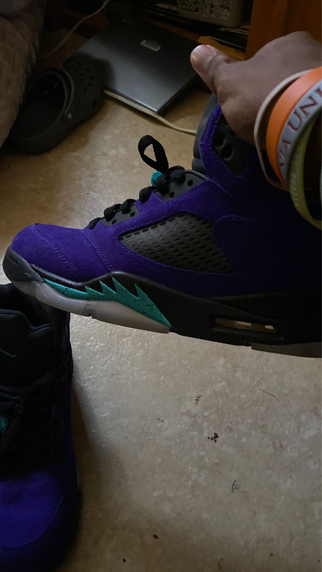 black red and purple 5s