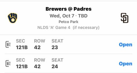Padres vs Brewers NLDS Game 4