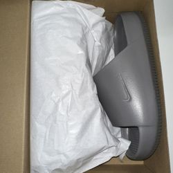 Nike Calm Slide Flat Pewter size 12