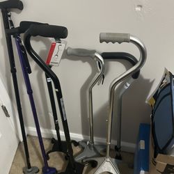 Walking Canes - Medical Adjustable Height Walking Canes 