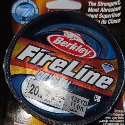 Berkley Fireline crystal 20LB fishing line spool for Sale in Grand