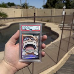 PSA 10 Alt Art Luffy OP09