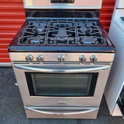 Frigidaire 30" Wide 5 Burner Convectional Stainless Steel Gas Stove Range Estufa 