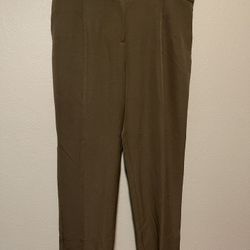 Carolina, Women’s Brown Straight Leg Dress Pants, Plus Size 15/38