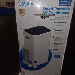 O'Midea Smart Portable Air conditioner 10,000 BTU 450 sq ft.