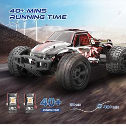 Large Hobby RC Cars, 48 KM/H 1:10 Scale Fast High Speed Remote Control Car for Adult Boy,Extra Shell 4WD 2.4GHz Off Road Monster RC Truck Toy All Terr