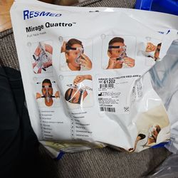 ResMed Mirage quadro full face mask and 4 cushions