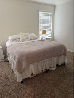 Queen metal bed frame
