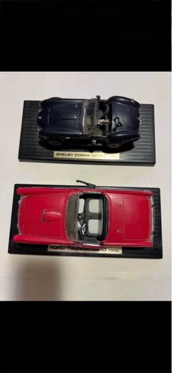 SHELBY COBRA + FORD THUNDERBIRD MODEL CARS. SEE POST