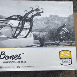 Saris Bones 3-Bike Trunk Rack Car SUV