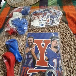 Buffalo Bills Happy Birthday Banner And Balloons 