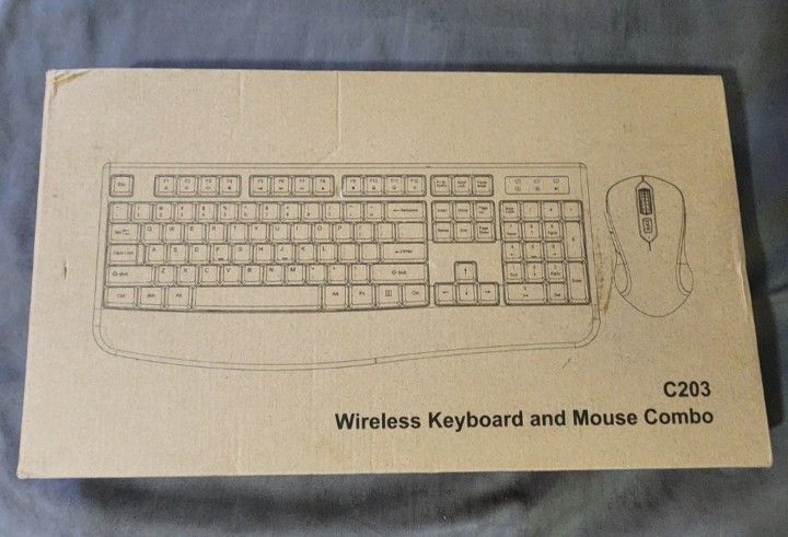 Wireless Keyboard Mouse Combo