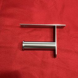 Bathroom Toilet Paper Roll Holder Stainless Steel Size 6 1/2” H  x 4 1/2” W  New 