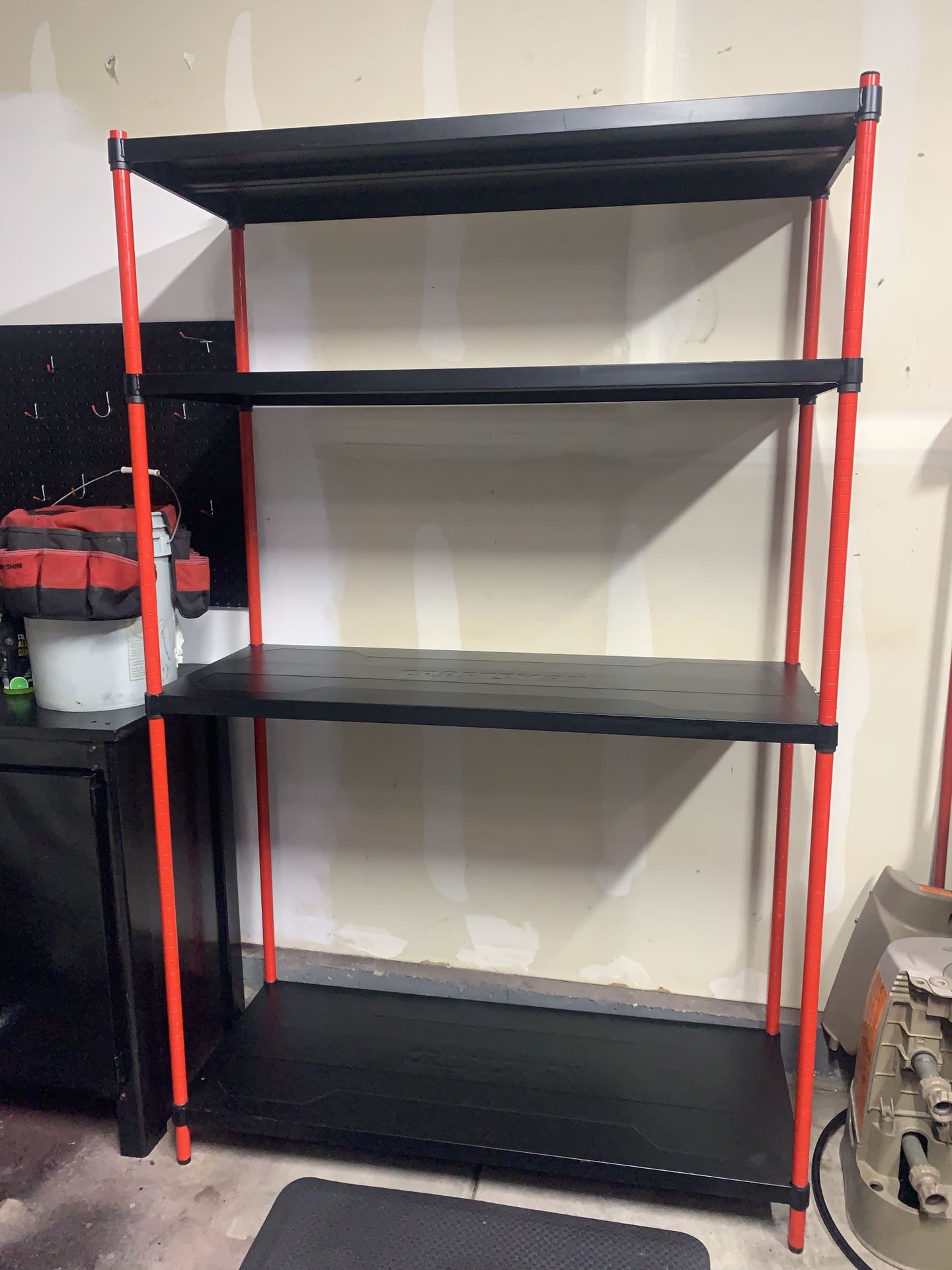 CRAFTSMAN Steel 4-Tier Utility Shelving Weight PER Shelf: 600 lb  (45”W x 18” D x 72” H)