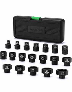 Juego de Dados de Impacto Profesional 1/2” – 19 Piezas CR-MO
