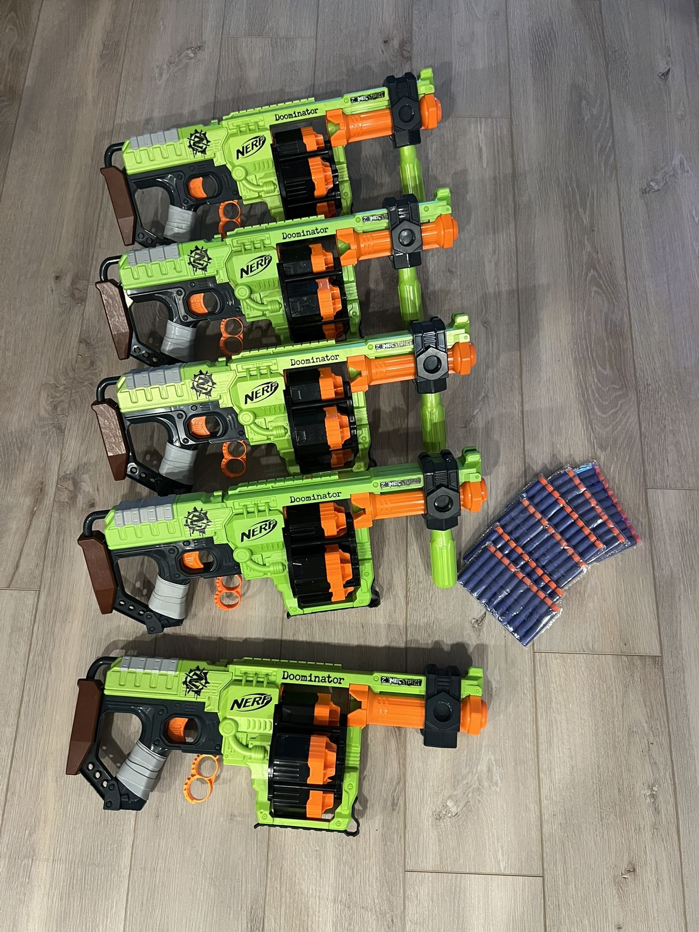 Christmas Toys 5 Nerf Doominator Blasters, blaster lot nerf guns for kids