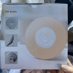 ✅PRICE FIRM wake up light alarm clock FM