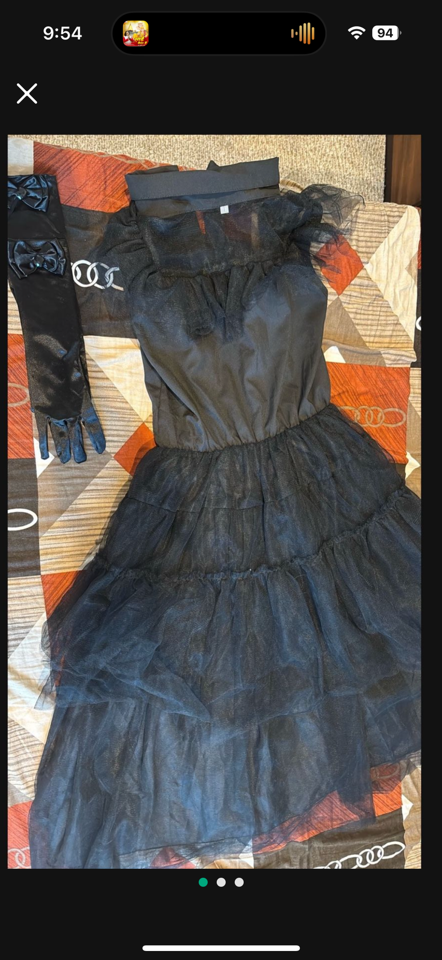 7-8years girls Wednesday Girl Dress Size 140 Brand New