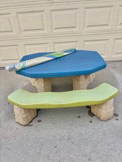 Step2 Kids Plastic Picnic Table with Benches