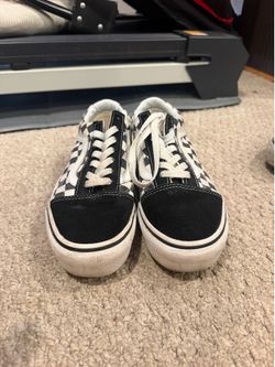 Women’s vans Checkered platform