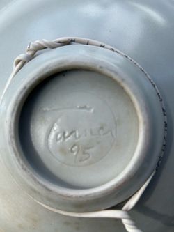 Vintage Signed Turner Studio Art Pottery Wall Charger / Centerpiece Bowl (1995)