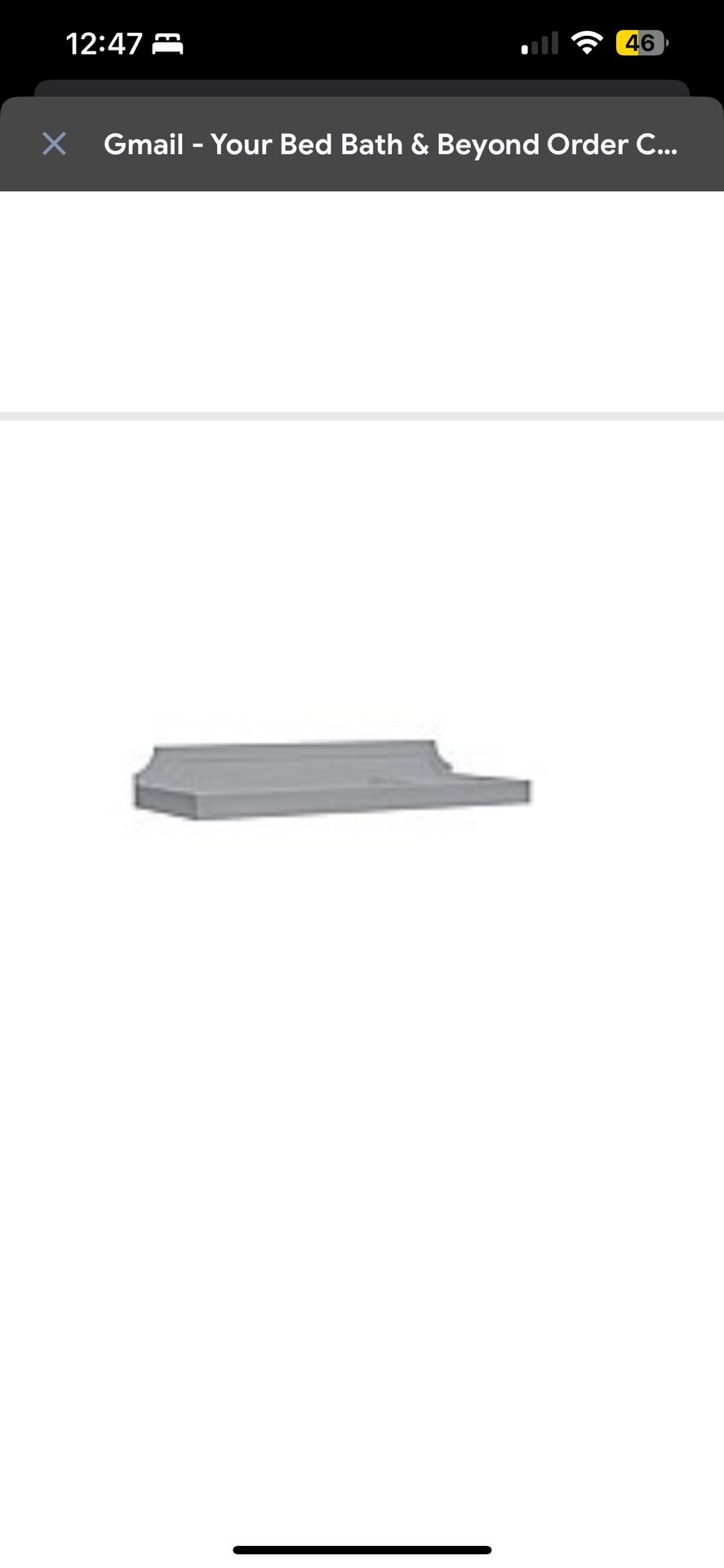 Encore by Million Dollar Baby Classic / Namesake Emma Regency Changing Tray in Grey COLOR : GREY | SIZE : CHANGING TABLE