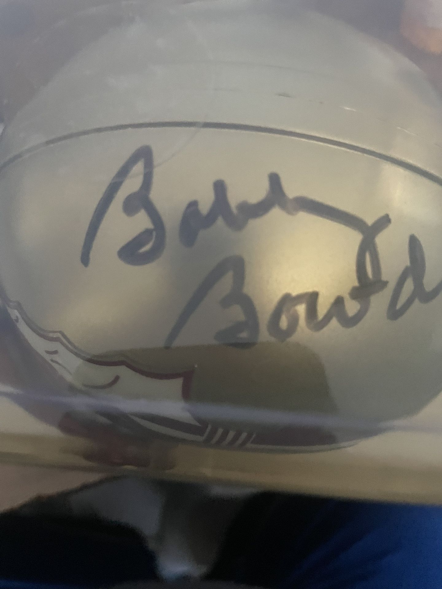Bobby Bowden Signed FSU Mini Helmet