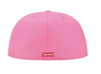 Supreme Ebbets S Logo Fitted 6-Panel Hat Pink Size 7 5/8 SS23