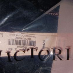 Victoria Secret Black Woman's  Robe NEW